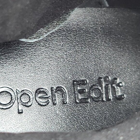 Open Edit Silver Rhinestone Boots, Women's 5.5 - Picture 8 of 9